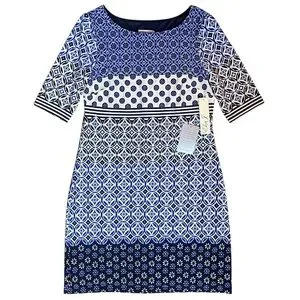 blue and white dress nordstrom Athena Sage Embroidered Dress main image 1